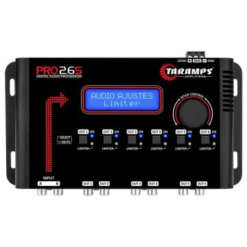 Procesor de sunet Taramps, 2 canale, cu procesros DSP, fără amplificator