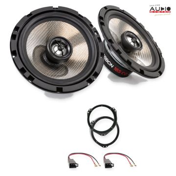 Pachet difuzoare Opel Zafira (A) 1999-2005 Audio System CARBON coaxiale dedicate uși spate