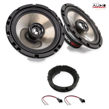 Pachet difuzoare Audi A5 (B9) 2016-prezent Audio System CARBON coaxiale dedicate uși spate