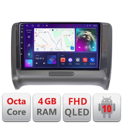 Navigatie Audi TT 2004-2011 B-078 Android Ecran QLED octa core 4+64 carplay android auto KIT-078+EDT-E309V3