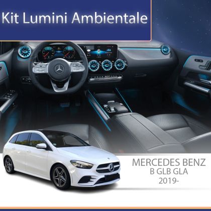 Lumini Ambientale NIGHTVIBE Mercedes  set complet control telefon sau sistem original