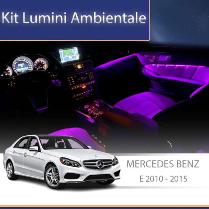 Lumini Ambientale NIGHTVIBE Mercedes E212 E Class full trimuri set complet control telefon sau sistem original