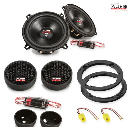 Pachet difuzoare Citroen C8 (E) 2002-2008 Audio System MX componente dedicate uși față
