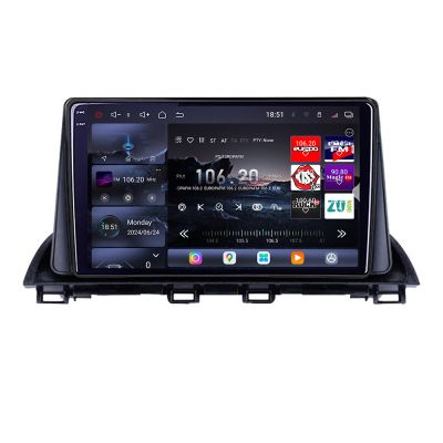 Navigatie Mazda 3 2014-2019 Edotec Kit-463 8 core QLED 2K 16+512GB 360 Android Waze USB Navigatie Internet Youtube Radio