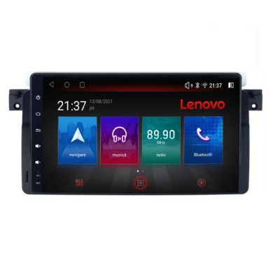 Navigatie BMW Seria 3 E46 Lenovo Kit-052 8 core QLED Qualcomm 4+64 360 Android Waze USB Navigatie Internet Youtube Radio