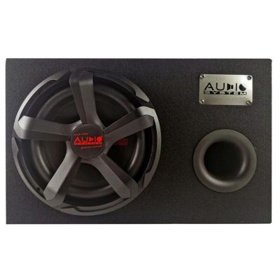 Pachet bass, Audio System, CARBON-10-130.2, difuzor 10", 25 cm, 250 watts rms, cu kit de cabluri