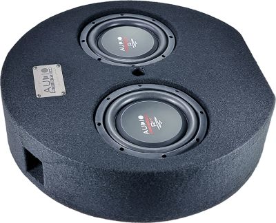 Subwoofer pasiv cu incinta, Audio System, 350 w RMS, 550 w MAX, difuzor 2 x 08", roata de rezerva