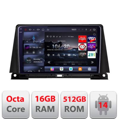 Navigatie Lexus NX 2011-2018 varianta high Qled 2K Octa Core 16+512GB LTE 4G DSP Wifi 5Ghz android auto carplay radio gps internet kit-nx-2011-high+EDT-E809-2K