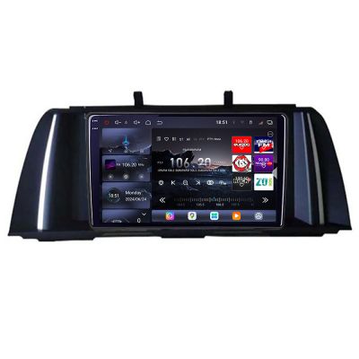 Navigatie Seria 5 F10 2010-2012 CIC 8 core QLED 2K 16+512GB 360 Android Waze USB Navigatie Internet Youtube Radio Edotec