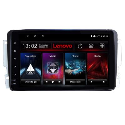 Navigatie Mercedes C 2001-2004 CLK G 2004-2006 Lenovo Kit-171 8 core QLED 2K 8+256 360 Android Waze USB Navigatie Internet Youtube Radio
