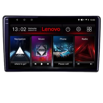 Navigatie Renault Trafic 2008-2012 Lenovo 8 core QLED 2K 12+256 360 Android Waze USB Navigatie Internet Youtube Radio