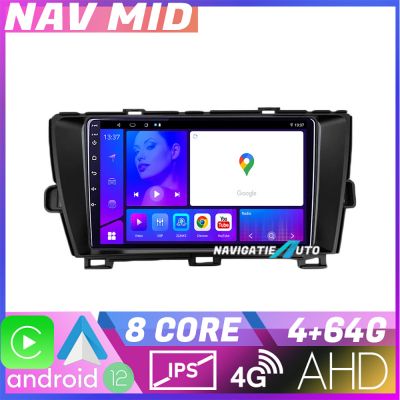 Navigatie Toyota Prius 2009 2014 KIT TY39 EDOTEC-LITE Android Ecran 720P Octa Core 4 64 Carplay