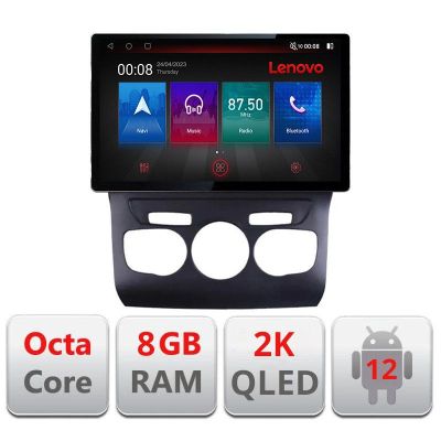 Navigatie Citroen C4 2011-2016 Quad Core N-241 ecran 13" 2K 8+128 Android Waze USB Navigatie 4G 360 Toslink You