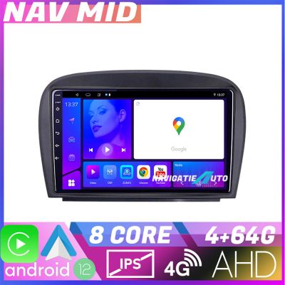 Navigatie Mercedes SL W230 2004 2011 KIT W230 EDOTEC-LITE Android Ecran 720P Octa Core 4 64 Carplay