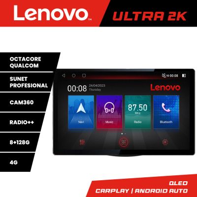 Navigatie Hyundai I10 2007-2013, Ecran 2K QLED 13",Octacore,8Gb RAM,128Gb Hdd,4G,360,DSP,Carplay,Bluetooth