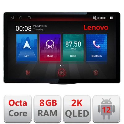 Navigatie Hyundai I10 2007-2013, Ecran 2K QLED 13",Octacore,8Gb RAM,128Gb Hdd,4G,360,DSP,Carplay,Bluetooth