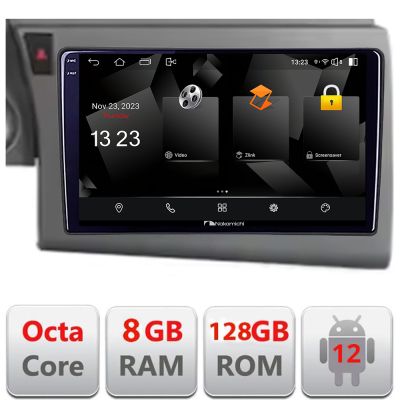 Navigatie Audi A6 C6 2004-2010 Nakamichi NAM5960PRO Octa core 8+128 carplay android auto radio gps internet