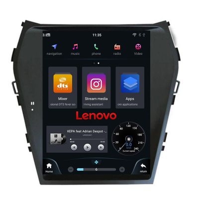 Navigatie Hyundai Santa Fe 2012-2018 tip tesla radio gps internet Qualcomm 8X 8+128 360 4G carplay android auto  kit-tesla-209+