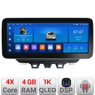Navigatie Hyundai Tucson 2019 K-1135 Edotec 4+64 12.3 inch Incell 1K android Wifi 5Ghz gps internet