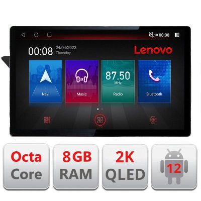 Navigatie Audi A4 2008-2016 NON-MMI N-A4 ecran 13" 2K 8+128 Android Waze USB Navigatie 4G 360 Toslink Youtube R