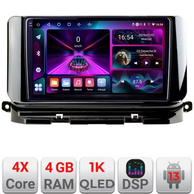 Navigatie Skoda Octavia 4 2020-2024 Android radio gps internet 4+64 InCell Display 1K KIT-octavia4+EDT-E210-RK