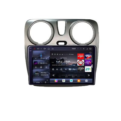 Navigatie Dacia Dokker Lodgy Android radio bluetooth internet 8 core QLED 2K 16+512GB 360 RAM Edotec