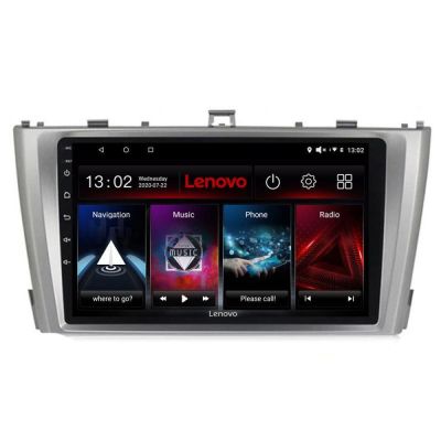 Navigatie Toyota Avensis 2009-2015 Lenovo Kit-TY12 8 core QLED 2K 4+64 360 Android Waze USB Navigatie Internet Youtube Radio