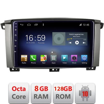 Navigatie Toyota Land Cruiser L100 2002-2006 Android radio gps internet  Octa Core 8+128 LTE KIT-L105+EDT-E610