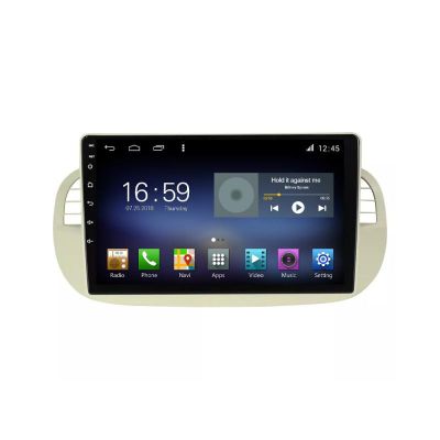 Navigatie Fiat 500 intre anii 2007-2015 Android radio gps internet  Octa Core 8+128 LTE Kit-fiat500+EDT-E609