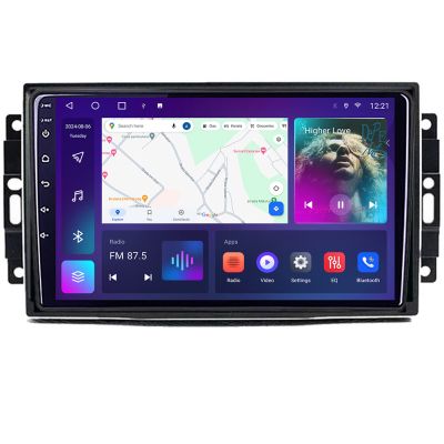 Navigatie Chrysler Jeep B-202 Android Ecran QLED octa core 4+64 carplay android auto KIT-202+EDT-E310V3 v2