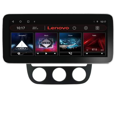 Navigatie VW Golf 5 2004-2010 clima automatica Lenovo PRO 4+64 12.3 inch qled android 4G DSP gps internet  KIT-golf5-automatic