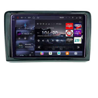 Navigatie VW PQB Edotec Kit-VW 8 core QLED 2K 16+512GB 360 Android Waze USB Navigatie Internet Youtube Radio v2