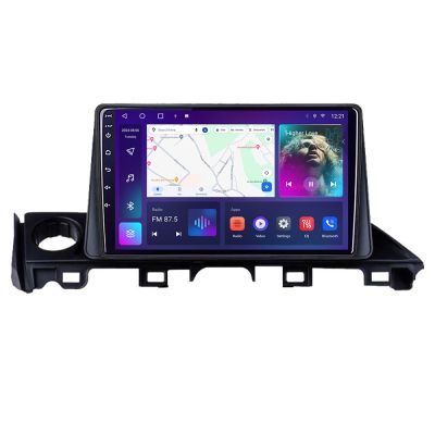 Navigatie Mazda 6 2018- Android Ecran QLED octa core 4+64 carplay android auto KIT-mazda6-18+EDT-E309V3