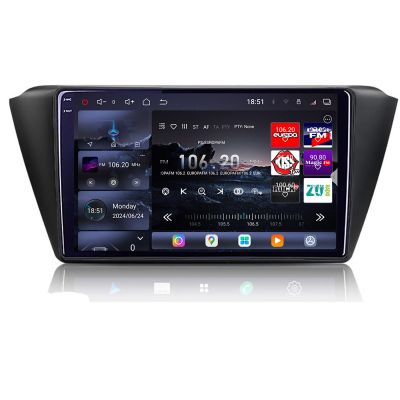 Navigatie Skoda Fabia 2015- Edotec Kit-541 8 core QLED 2K 16+512GB 360 Android Waze USB Navigatie Internet Youtube Radio