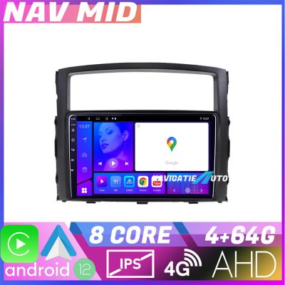 Navigatie Mitsubishi Pajero KIT 452 EDOTEC-LITE Android Ecran 720P Octa Core 4 64 Carplay