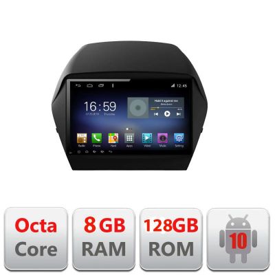 Navigatie Hyundai IX35 F-361 Octa Core cu Android Radio Bluetooth Internet GPS WIFI DSP 8+128GB 4G