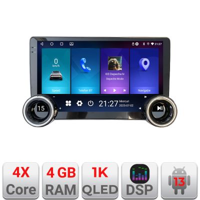 Navigatie Peugeot 208 2008 Kit-PSA Edotec  4+64 10.5 inch Incell 1K android Wifi 5Ghz gps internet