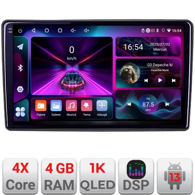 Navigatie Citroen C3 2022- Android radio gps internet 4+64 Incell display Qled Rockchip