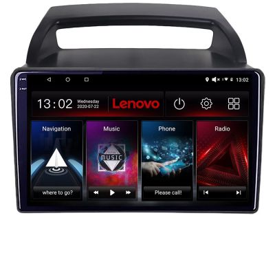 Navigatie Kia Carnival 2006-2014 Android radio gps internet 8 core QLED 2K 8+256 360 Lenovo