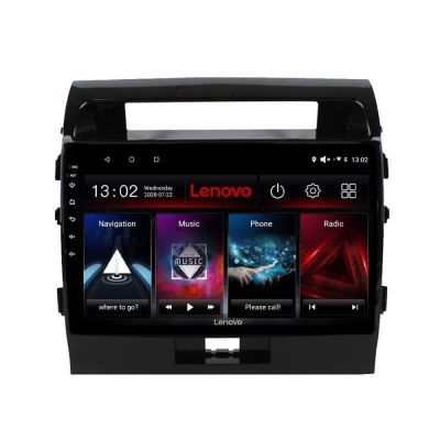 Navigatie Toyota LandCruiser 2008-2015 Lenovo Kit-381 8 core QLED 2K 8+256 360 Android Waze USB Navigatie Internet Youtube Radio v1