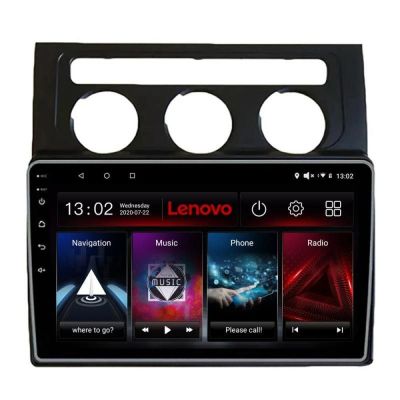 Navigatie VW Touran 2003-2009 clima automata Lenovo Kit-touran2 8 core QLED 2K 4+64 360 Android Waze USB Navigatie Internet Youtube Radio
