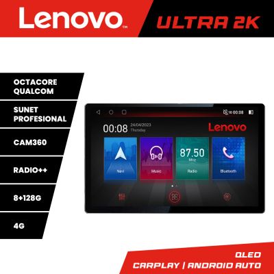 Navigatie Mercedes GLK NTG4 2008-2012 8 core ecran 13" 2K 8+128 Android Waze USB Navigatie 4G 360 Toslink Youtube Radio