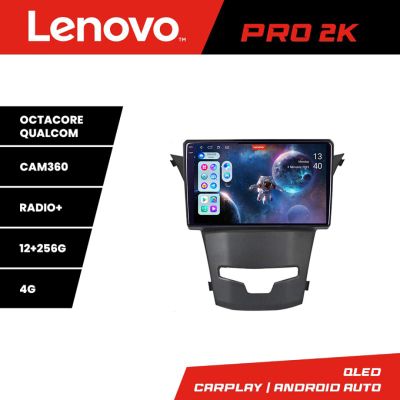 Navigatie Ssangyong Korando 2014-2019 Lenovo Kit-1159 8 core QLED 2K 12+256 360 Android Waze USB Navigatie Internet Youtube Radio