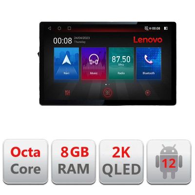 Navigatie Honda Insight 2009-2014 N-insight ecran 13" 2K 8+128 Android Waze USB Navigatie 4G 360 Toslink Youtub