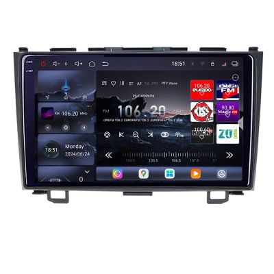 Navigatie Honda CR-V 2006-2012 Edotec Kit-009 8 core QLED 2K 16+512GB 360 Android Waze USB Navigatie Internet Youtube Radio