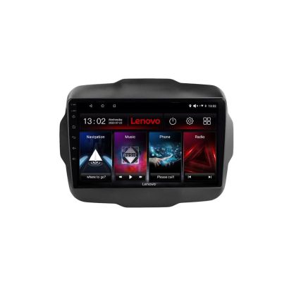 Navigatie Jeep Renegade 2015-2020 Lenovo Kit-500 8 core QLED 2K 4+64 360 Android Waze USB Navigatie Internet Youtube Radio
