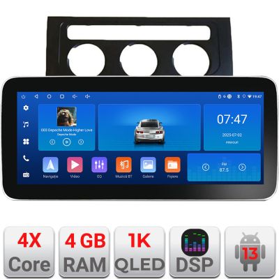 Navigatie VW Touran 2003-2009 clima automata K-touran2 Edotec 4+64 12.3 inch Incell 1K android Wifi 5Ghz gps internet et GPS WI