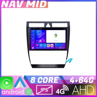 Navigatie Audi A6 Octa Core KIT 102 EDOTEC-LITE Android Ecran 720P Octa Core 4 64 Carplay