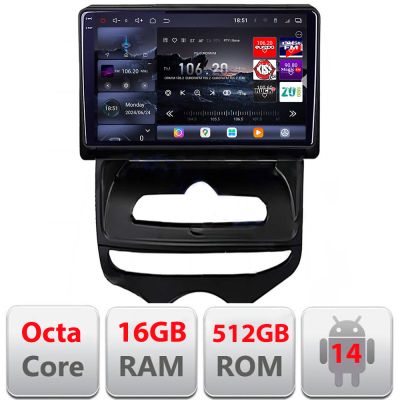 Navigatie Hyundai IX20 2010-2019 Android radio gps internet 8 core QLED 2K 16+512GB 360 Edotec