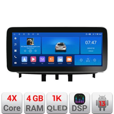 Navigatie Renault Megane 3 Fluence K-145 Edotec 4+64 12.3 inch Incell 1K android Wifi 5Ghz gps internet